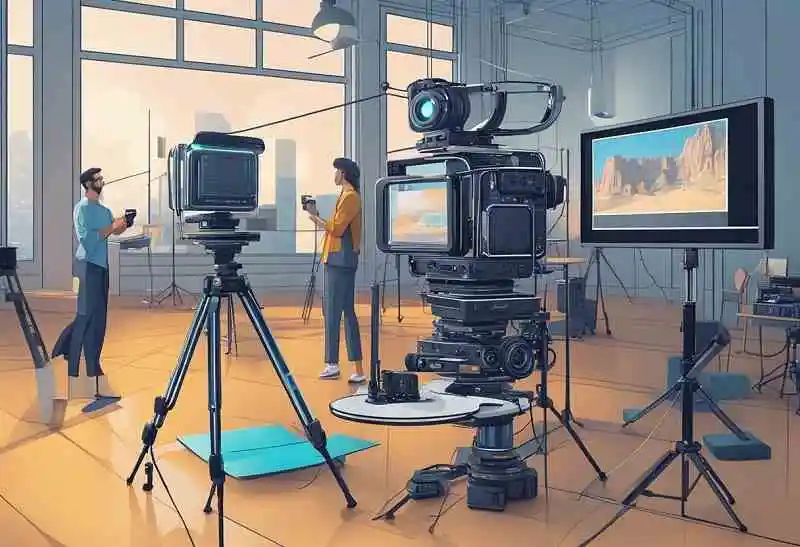 AI: A Magic Carpet for sky-high success in filmmaking?  Camera on set