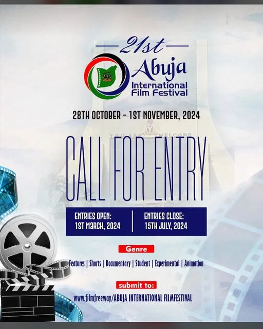 Abuja International Film Festival 2024 – Call for Entry