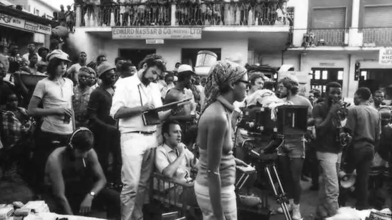 Film crew of Things Fall Apart on set in Lagos 1971 - From-Page-to-Screen-Adapting-Literary-Works-into-Movies- https://wakacast.com