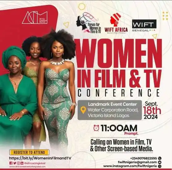 Women In Film And TV Conference flyer - https://wakacast.com