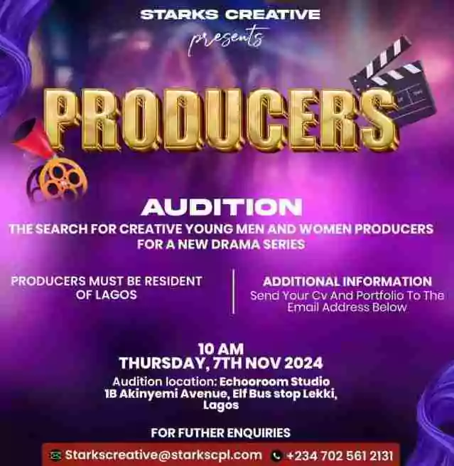 Audition for producers https://wakacast.com